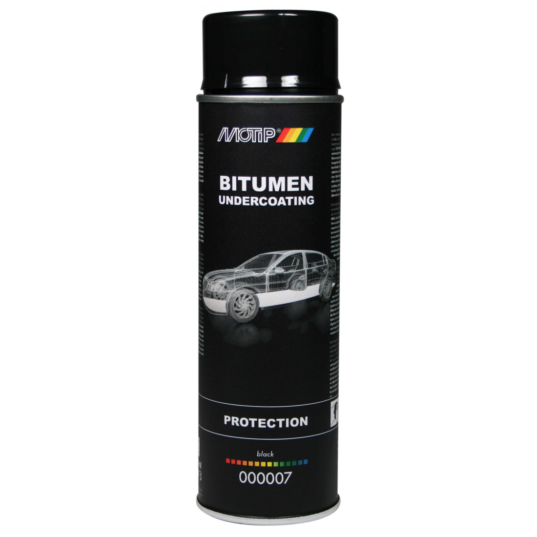 Motip Unterbodenschutz-Spray Bitumen 500 ml 000007, 1x