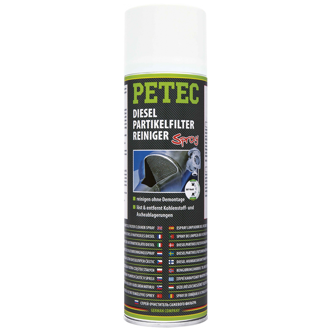 Petec DPF-Reiniger Spray 400 ml 72550, 4x