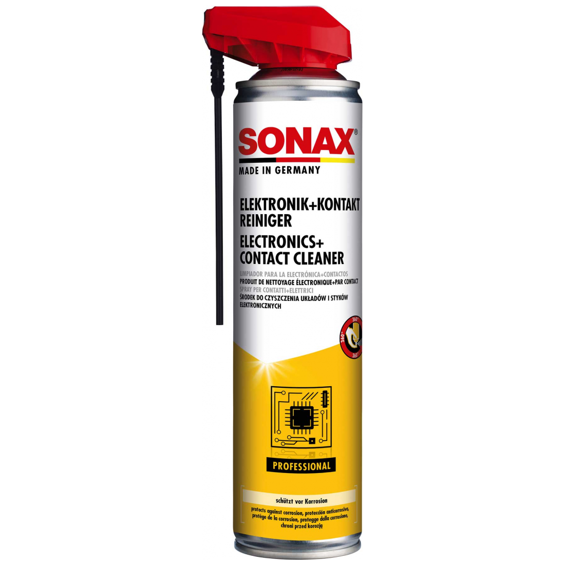 SONAX Elektronik + Kontakt Reiniger EasySpray 400ml 04603000, 3x