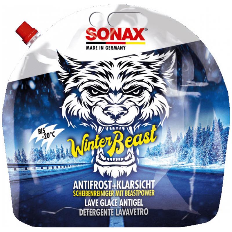 SONAX Winterbeast Antifrost+Klarsicht bis -20°C 3 Liter 01354410, 2x