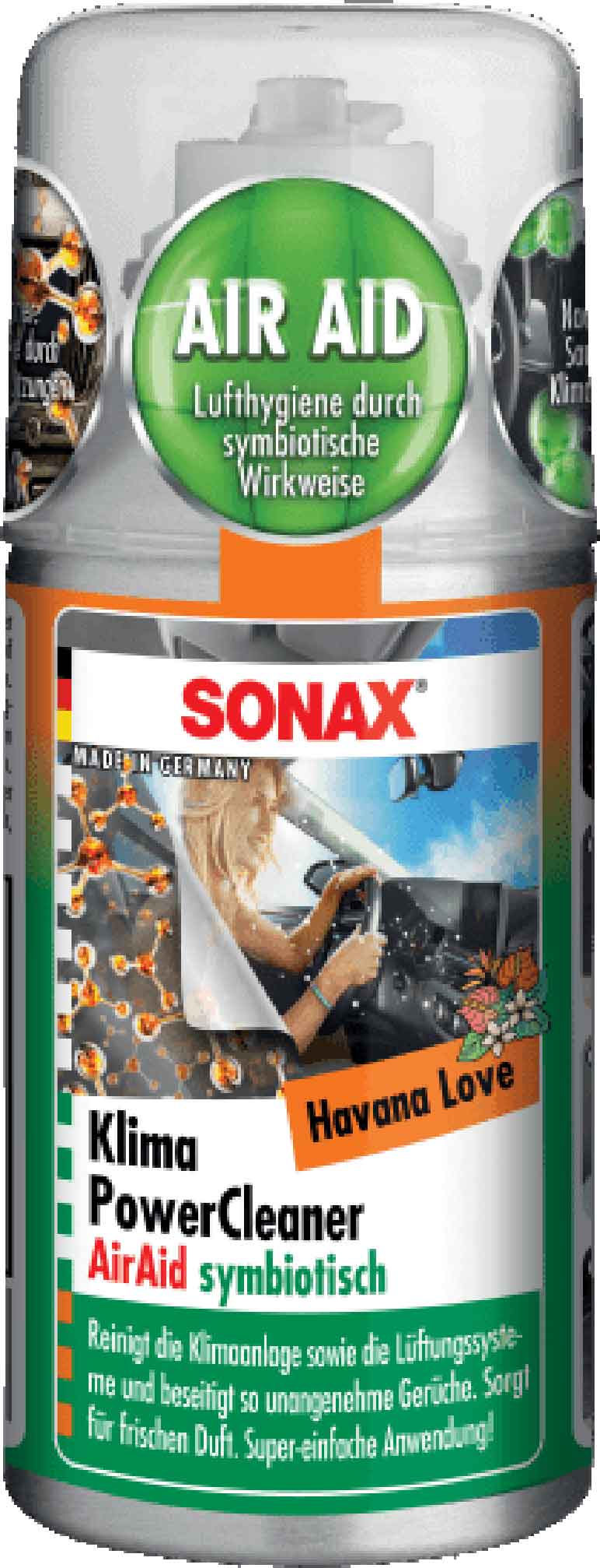 SONAX Klima Power Cleaner AirAid Symbiotisch Havana Love 100ml 0323800